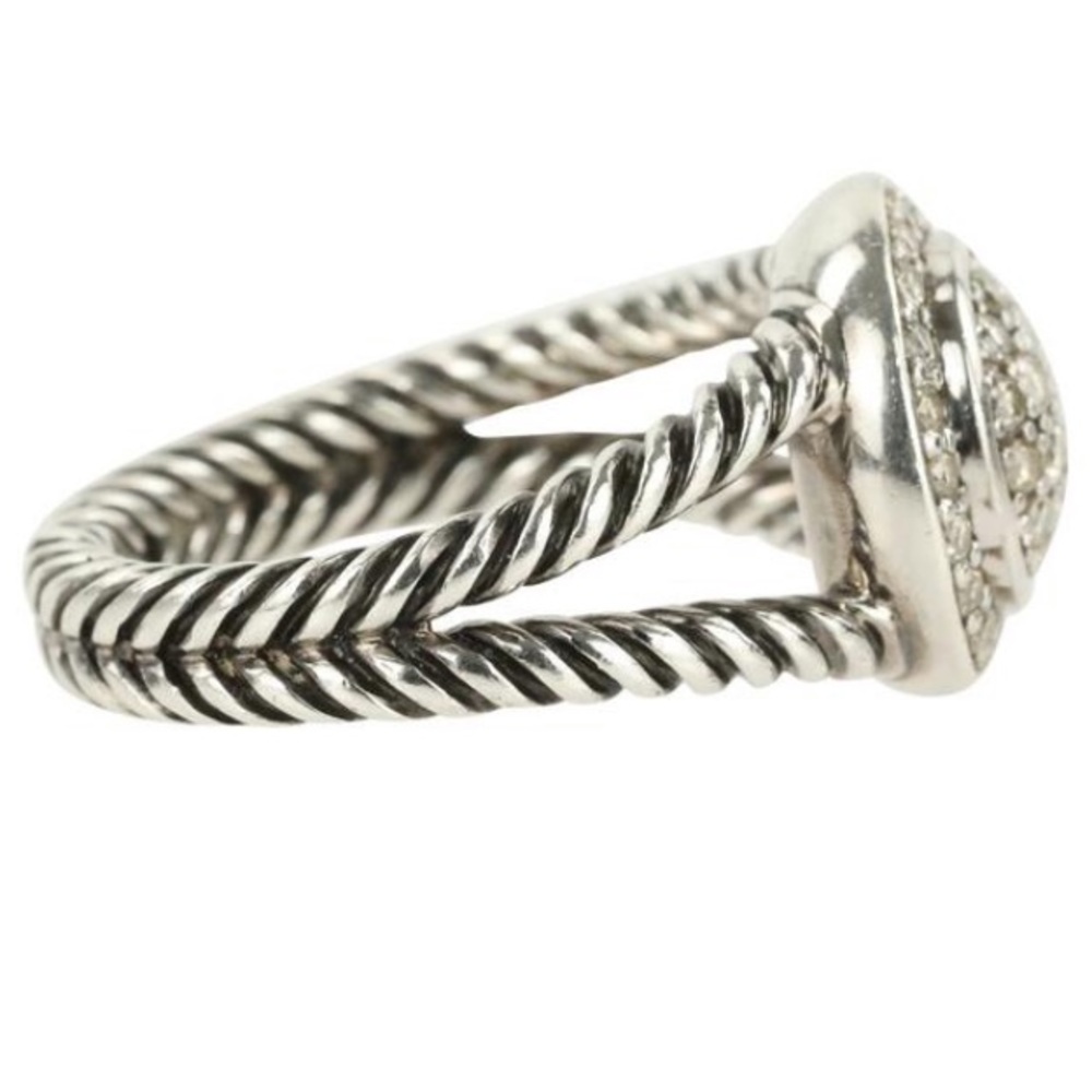 SOLD David Yurman Cerise Diamond Ring - Picture 6 of 7